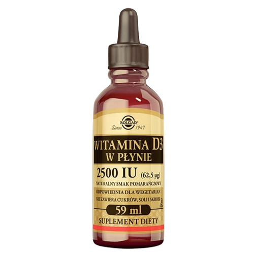 Solgar Liquid Vitamin D3 2500 IU (62.5 µg) – 59 ml