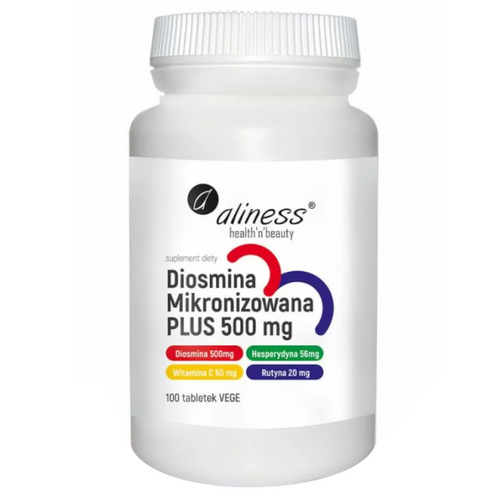 ALINESS Micronized Diosmin Plus 500 mg 100 tabs