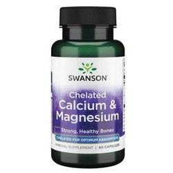 SWANSON Albion Calcium and Magnesium Chelate 60 capsules