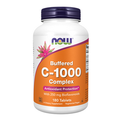 NOW FOODS Vitamin C 1000 mg Buffered 180 tabs
