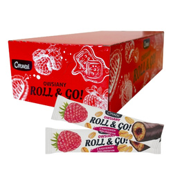 32x CORNEXI ROLL & GO Oat Bar with Raspberry Filling 30 g