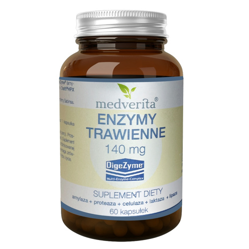 MEDVERITA Enzymy Trawienne DigeZyme 60 caps