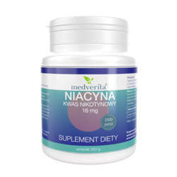 MEDVERITA Niacin Nicotinic Acid 16mg 250g