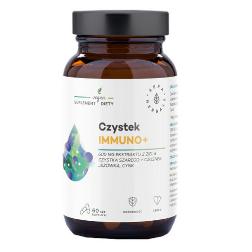 AURA HERBALS Czystek Immuno + 60 kaps