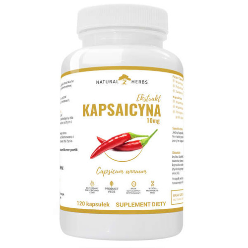 NATURAL HERBS Capsaicin Extract 10mg 120 caps