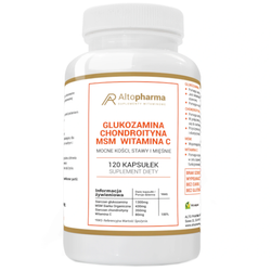 ALTO PHARMA Glucosamine + Chondroitin + MSM + Vitamin C. 120 caps
