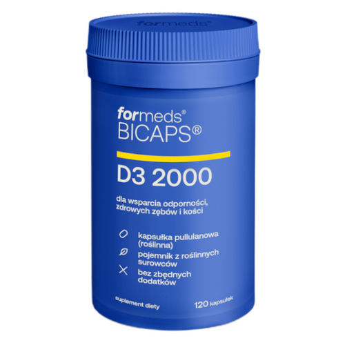 BICAPS Vitamin D3 50mcg 2000IU 120 caps