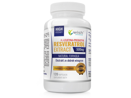 WISH Resveratrol Extract 500mg 120 caps