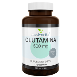 MEDVERITA Glutamina 500mg 120 caps