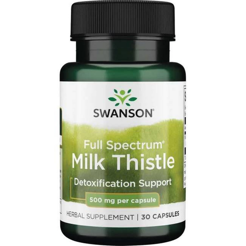 SWANSON FS Milk Thistle 500mg 30 caps