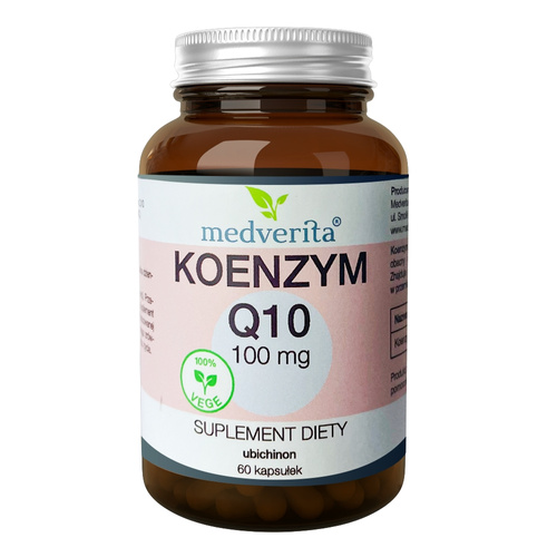 KOENZYM Q10 UBICHINON 100mg CoQ10 60 kap 