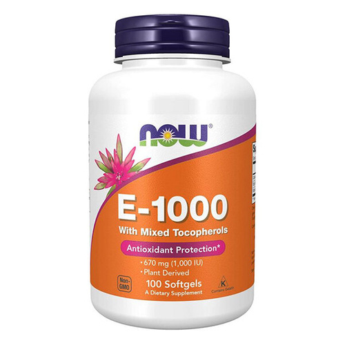 NOW FOODS Vitamin E 1000 IU 100 caps