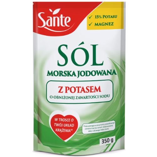 SANTE Low Sodium Salt with Potassium and Magnesium 350 g