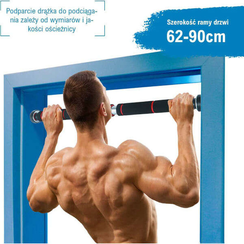 SPORTASTISCH Pull-up bar 62-90cm black