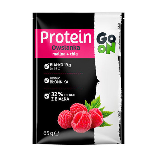 GO ON Protein Oatmeal with Raspberry and Chia 65 g