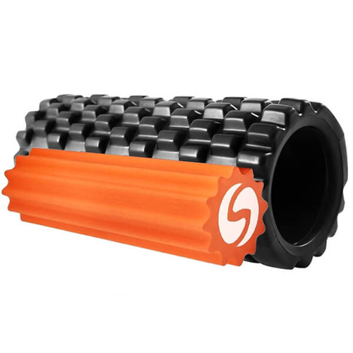 SPORTASTISCH Massage roller "Rock n Roll" 33cm black + orange roller + black bag