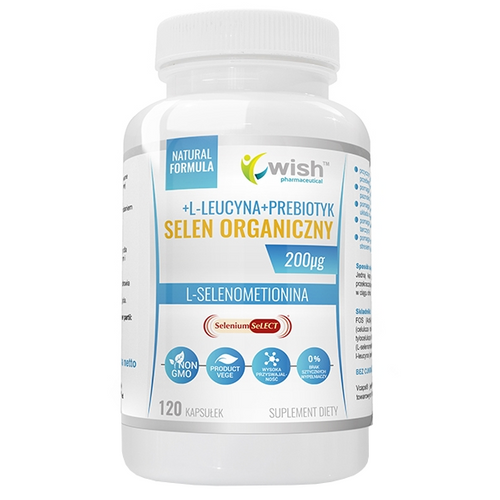 WISH Organic Selenium 200mcg 120 caps