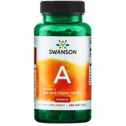 SWANSON Witamina A 10.000IU 250 caps