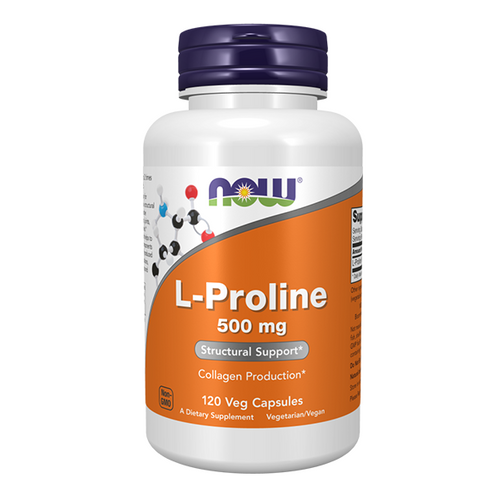 NOW FOODS L-Proline 500mg 120 vcaps