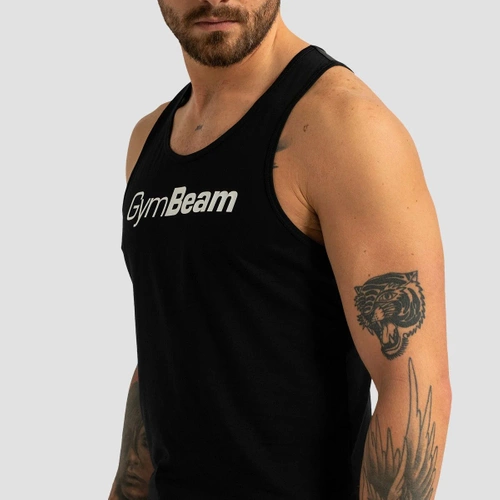 GYMBEAM Limitless Black Sleeveless T-shirt