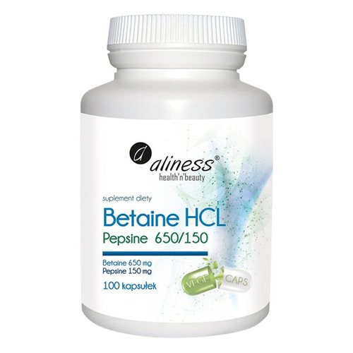 ALINESS Betaine HCL Pepsine 650/150 100 caps