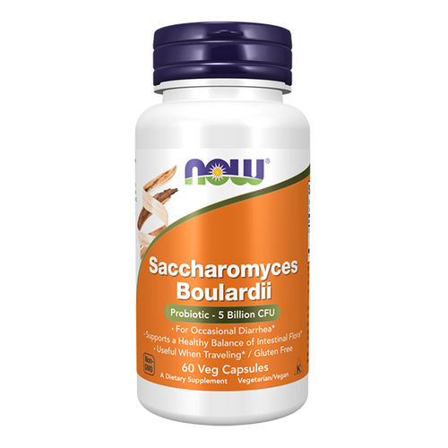 NOW FOODS Probiotic Saccharomyces Boulardii 60 kaps