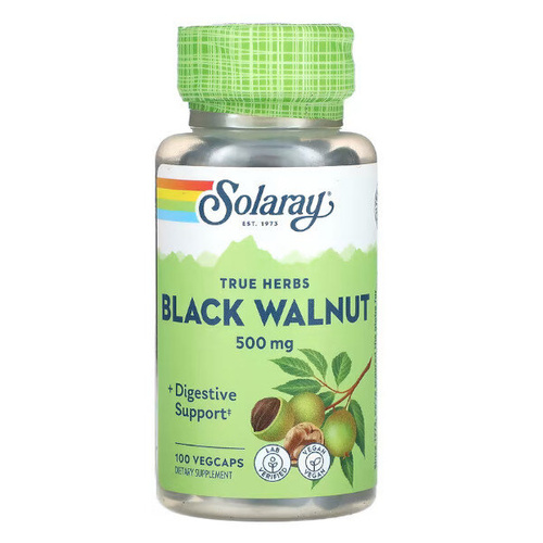 SOLARAY True Herbs Black Walnut 500mg 100 vcaps