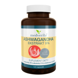 MEDVERITA Ashwagandha Extrakt 9% 120 caps