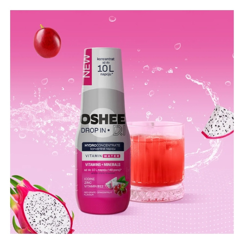 OSHEE Drop In Hydroconcentrate Zero Vitamin Water Vitamins + Minerals 500 ml