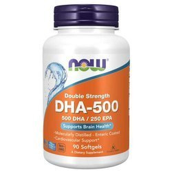 NOW FOODS DHA - 500 DHA 250 EPA 90 caps