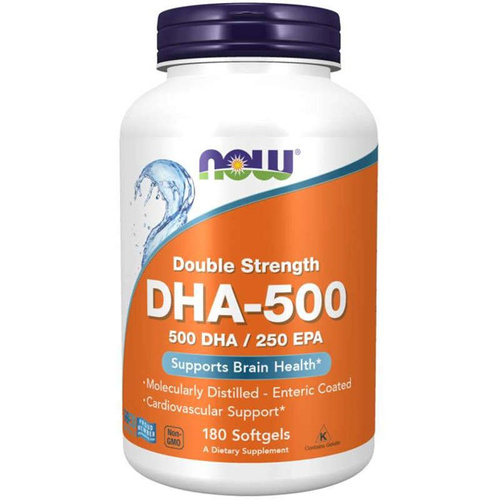 NOW FOODS DHA - 500 DHA 250 EPA 180 caps