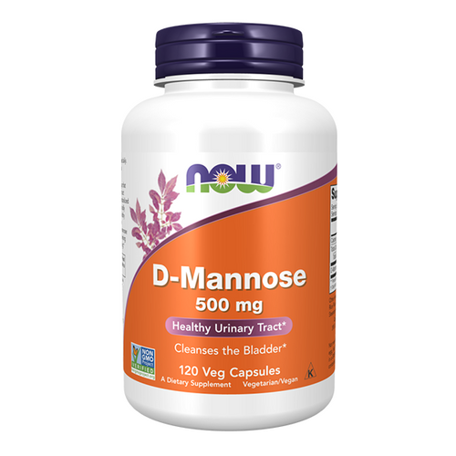 NOW FOODS D-Mannose 500mg 120 caps