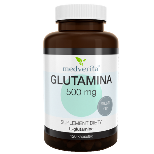 MEDVERITA Glutamina 500mg 120 caps