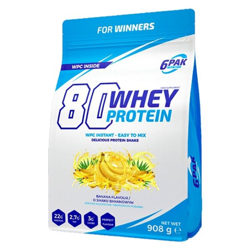 6PAK 80 Whey Protein 908 g