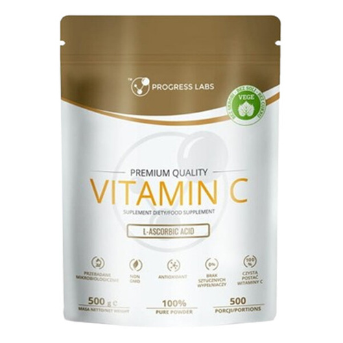 PROGRESS LABS L-ascorbic acid Vitamin C 1000mg 500g