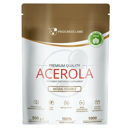 PROGRESS LABS Acerola Natural Vitamin C 500 g