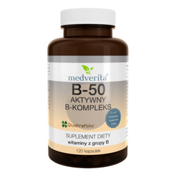 MEDVERITA B-50 metylowany B-kompleks 120 caps