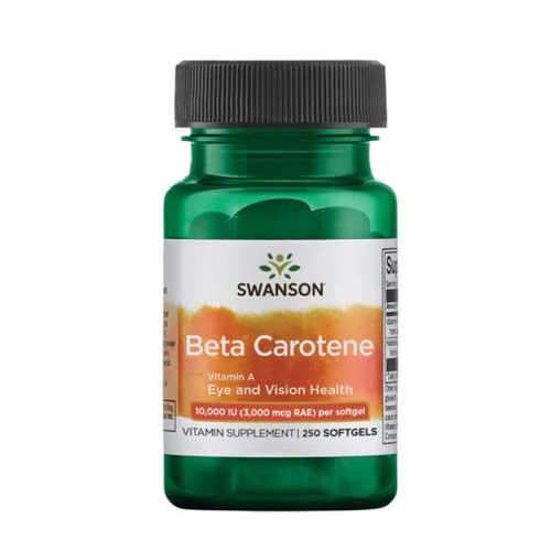 SWANSON Beta Carotene 10 000 IU 250 kaps