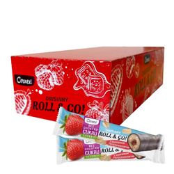 CORNEXI ROLL & GO Oat Bar with Strawberry Filling, Sugar-Free, 30 g