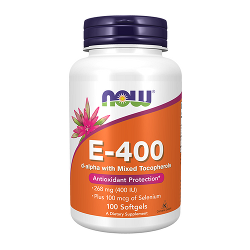  NOW FOODS Vitamin E 400 IU with a mixture of tocopherols 100 caps