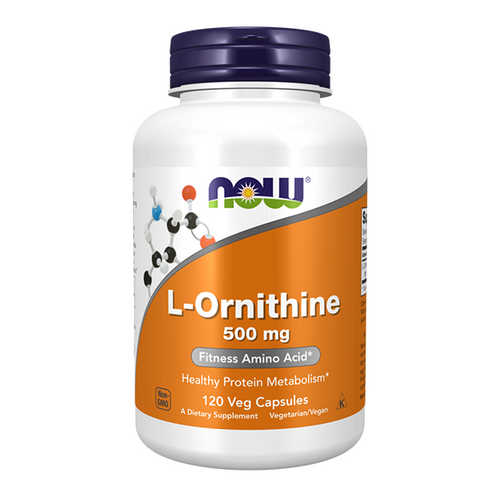 NOW FOODS L-Ornithine 500mg 120 vcaps