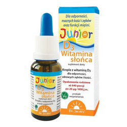 DR. JACOB'S Vitamin D3 Junior 20 ml