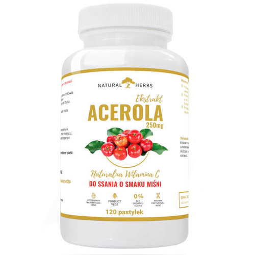 NATURAL HERBS Acerola 250mg for suction 120 tablets