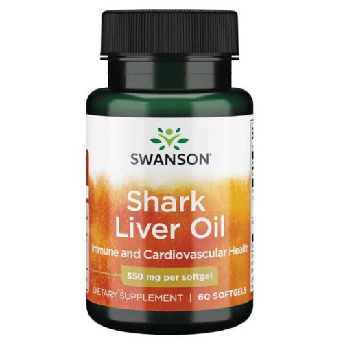 SWANSON Shark Liver Oil 550mg 60 caps