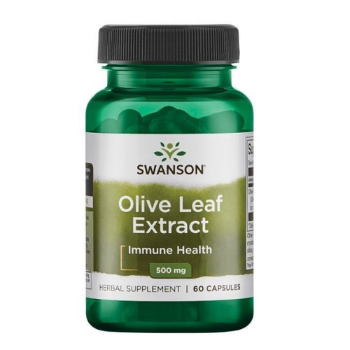 SWANSON Olive Leaf Extract - Liść Oliwny 500 mg 60 kaps