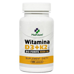 MEDFUTURE Vitamin D3 + K2 MK-7 FORTE 120 tabl