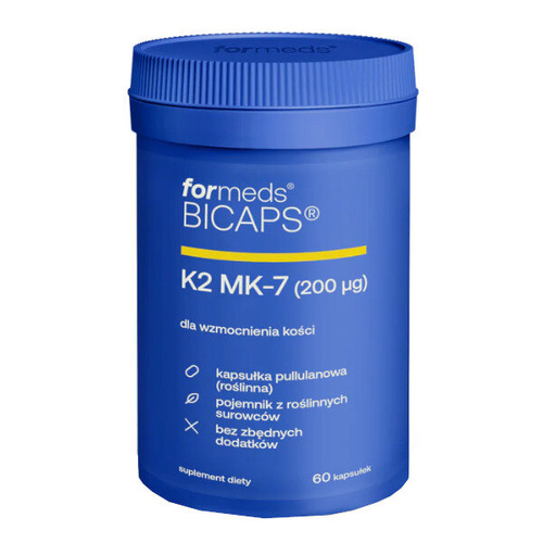 BICAPS Vitamin K2 MK-7 200mcg 60 caps