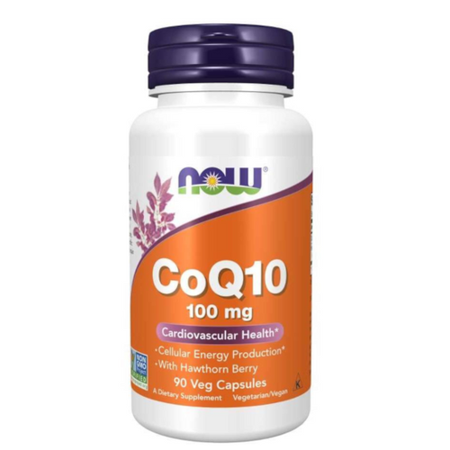 NOW FOODS Coenzyme Q10 100 mg + Hawthorn 400 mg 90 caps