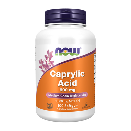 NOW FOODS Caprylic Acid 600mg 100 caps