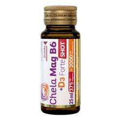 OLIMP Chela-Mag B6 + D3 Forte Shot Ampułka Szklana 25 ml